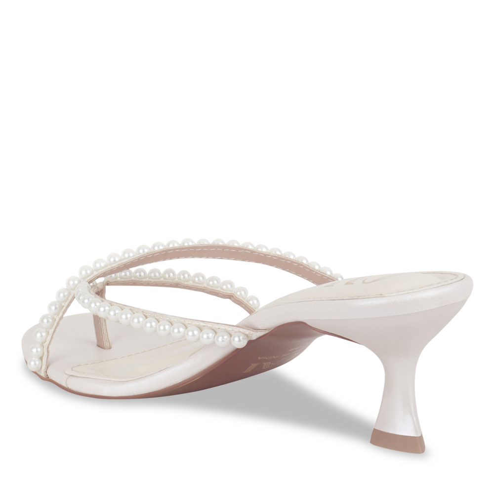 Crossway Pearl Cream Heels