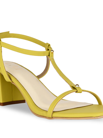 Strappy Lime Green Heel
