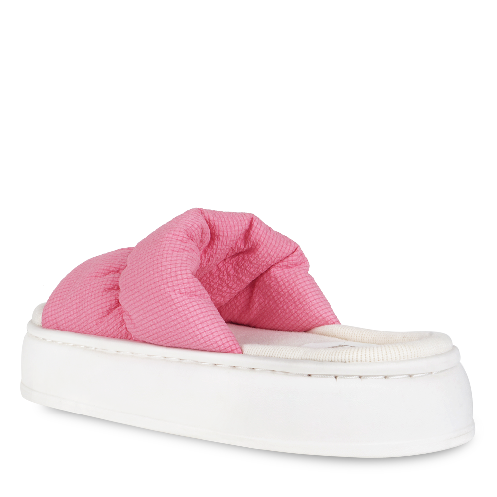 Spongy Pink Slip On