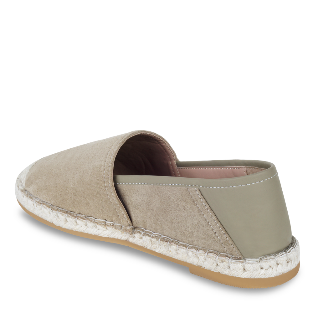 Olive Green Suede Espadrille