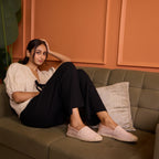 Pink Suede Espadrille