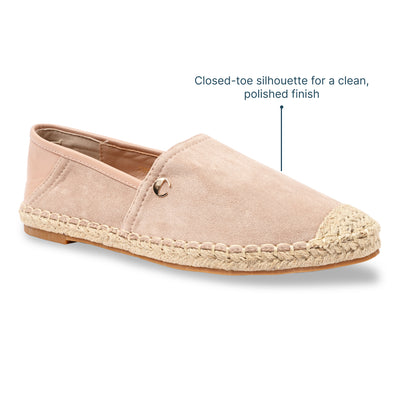 Pink Suede Espadrille