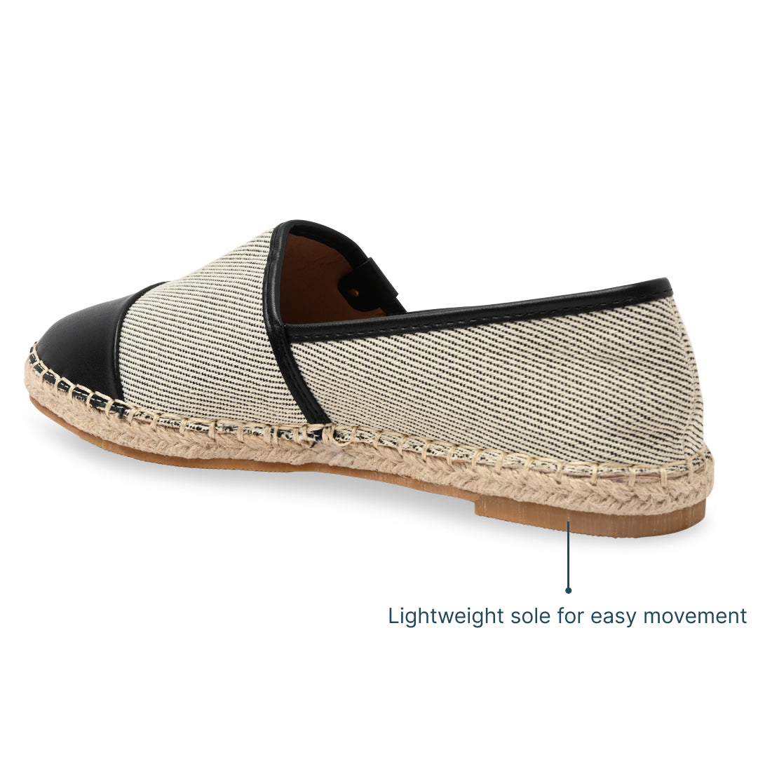 Canvas Black Espadrille