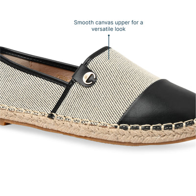 Canvas Black Espadrille