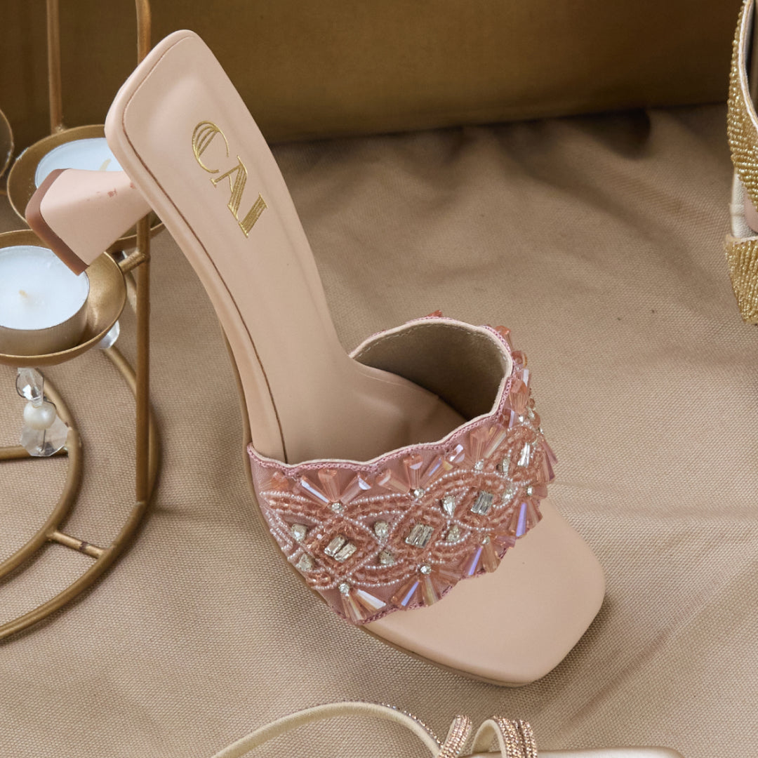 Serenade Peach Heels