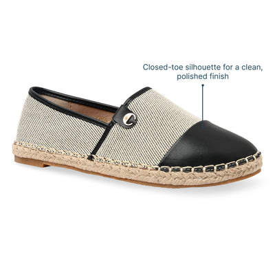 Canvas Black Espadrille