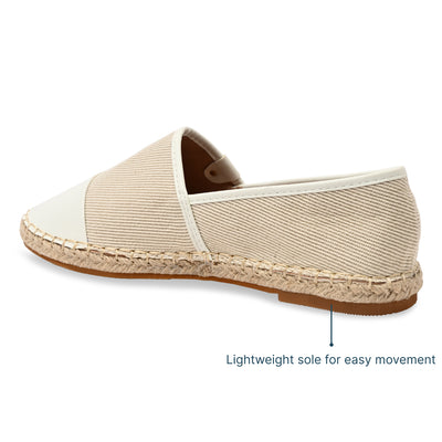 Canvas Cream Espadrille