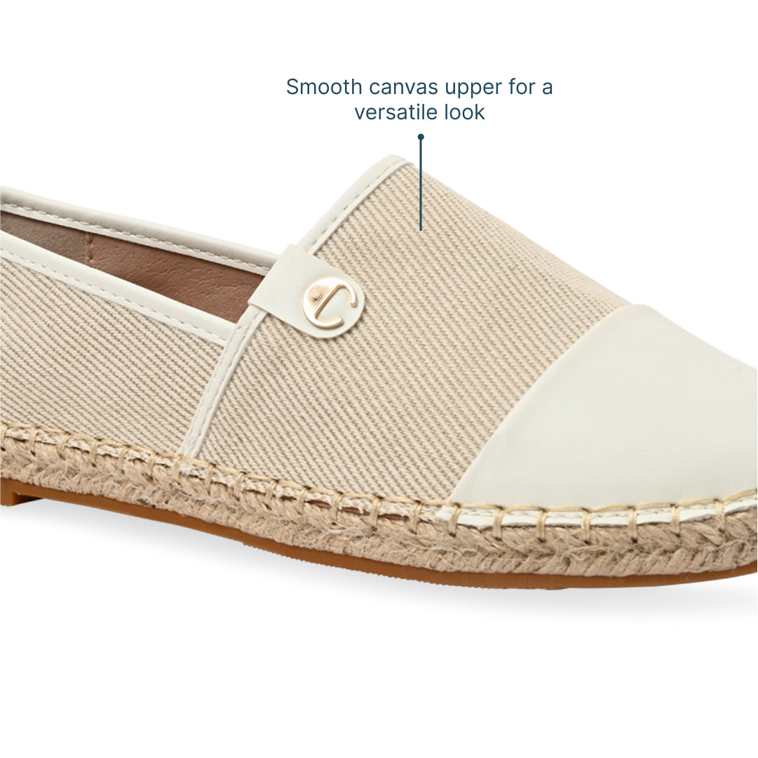 Canvas Cream Espadrille