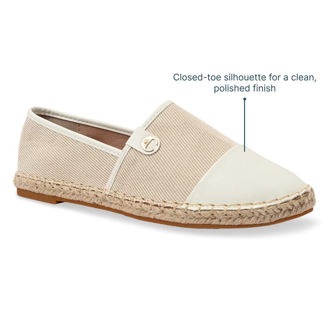 Canvas Cream Espadrille