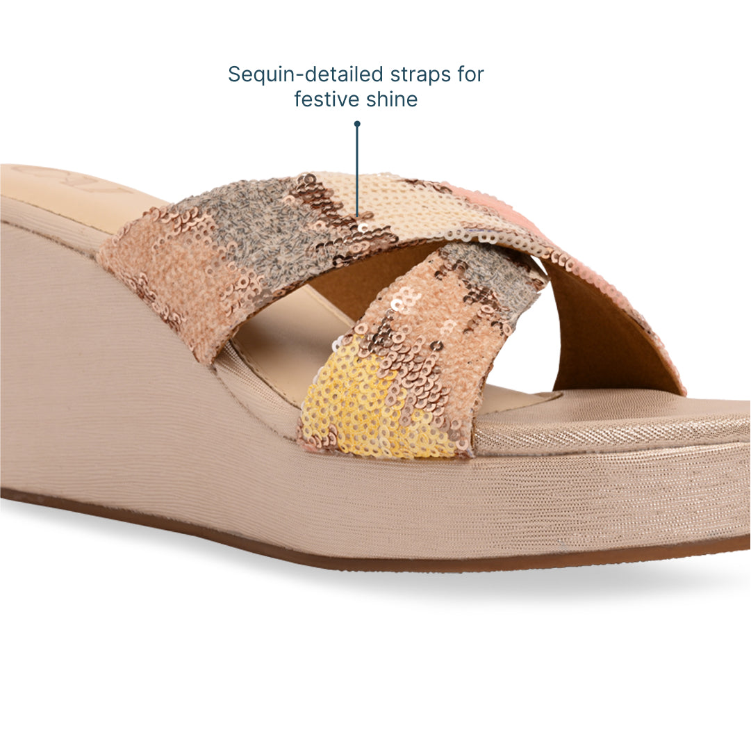Multi Sequence Cross Strap Wedge