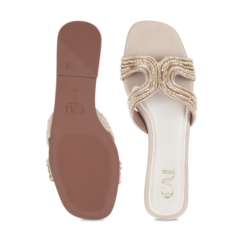 Lehere Gold Flats