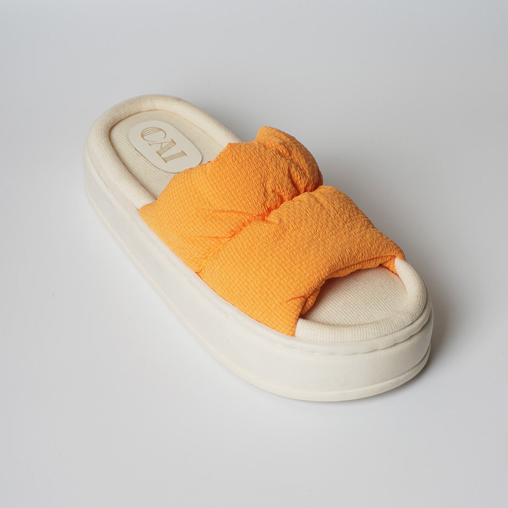 Spongy Yellow Slip On