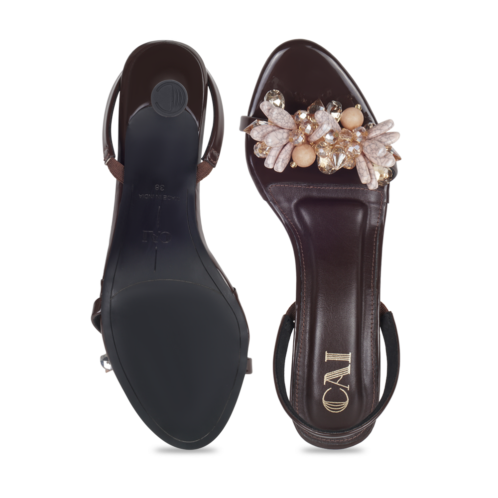 Coral Essence Mocha Heel