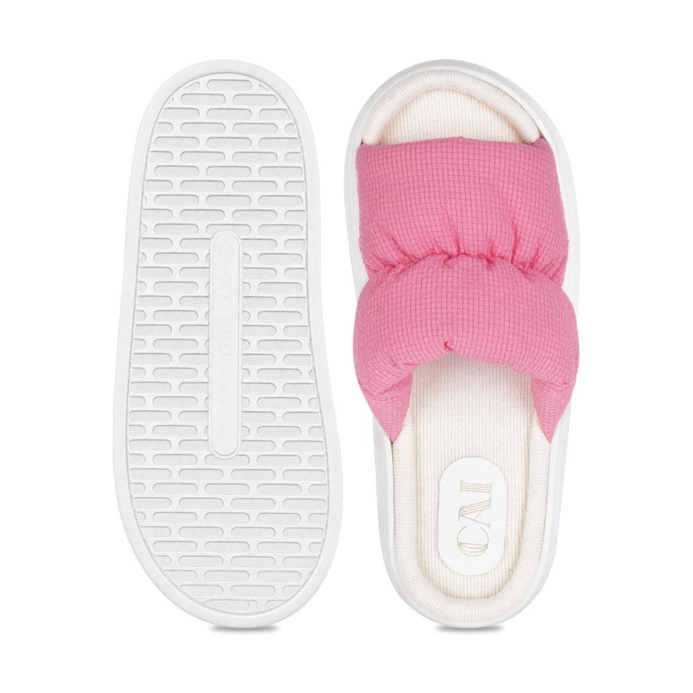 Spongy Pink Slip On