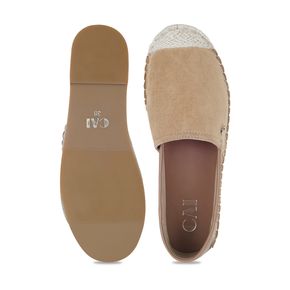 Tan Suede Espadrille