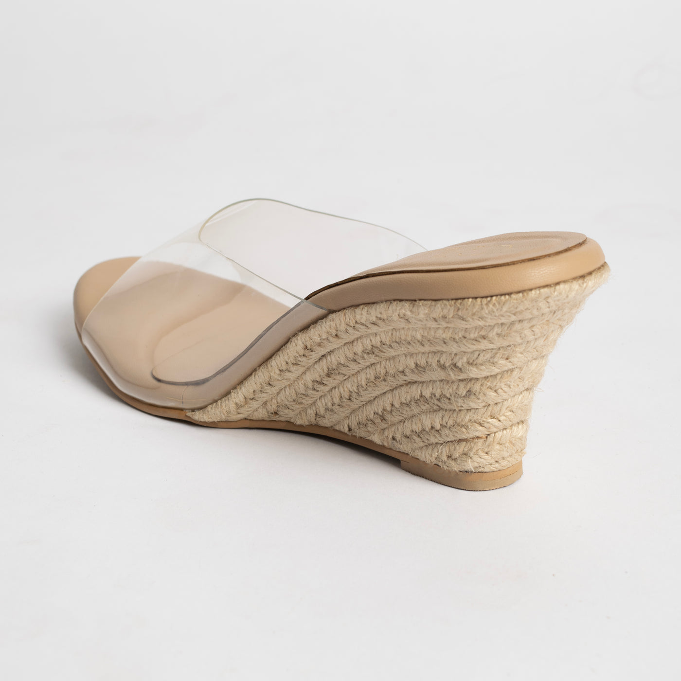 Jute Clear Wedges