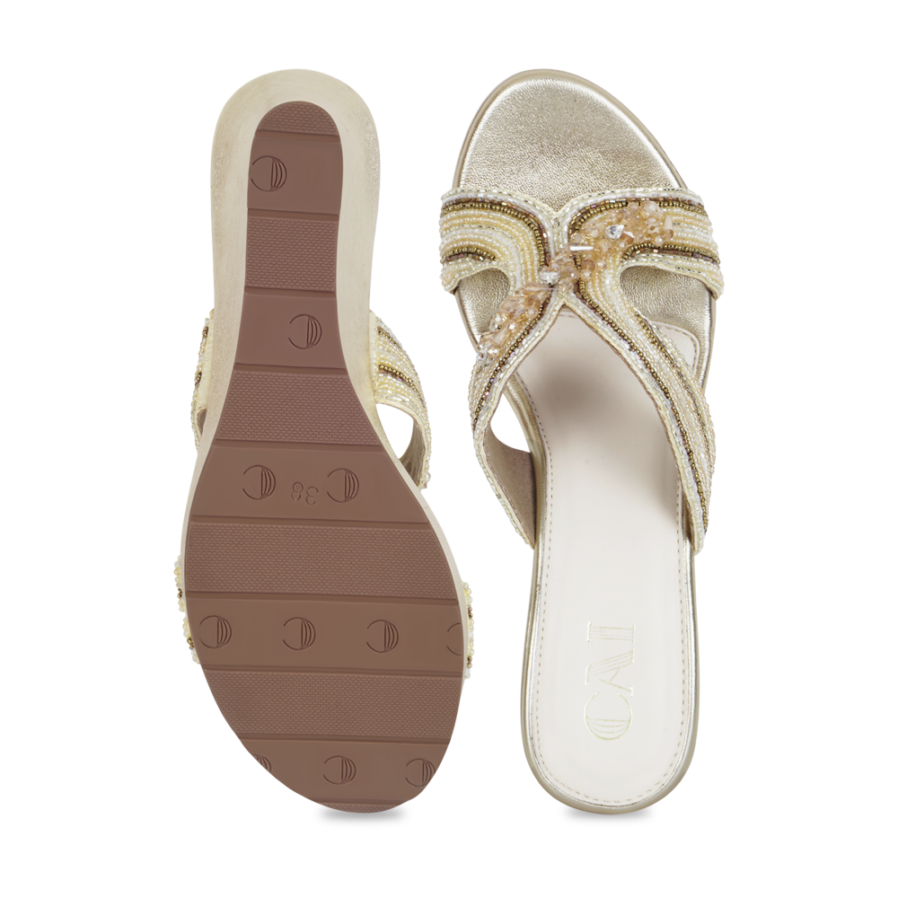 Lustre Gold Wedge