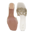 Mosaic Gold Heels
