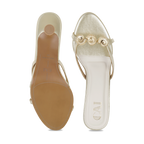Shell Bare Gold Heels