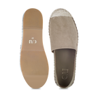 Olive Green Suede Espadrille