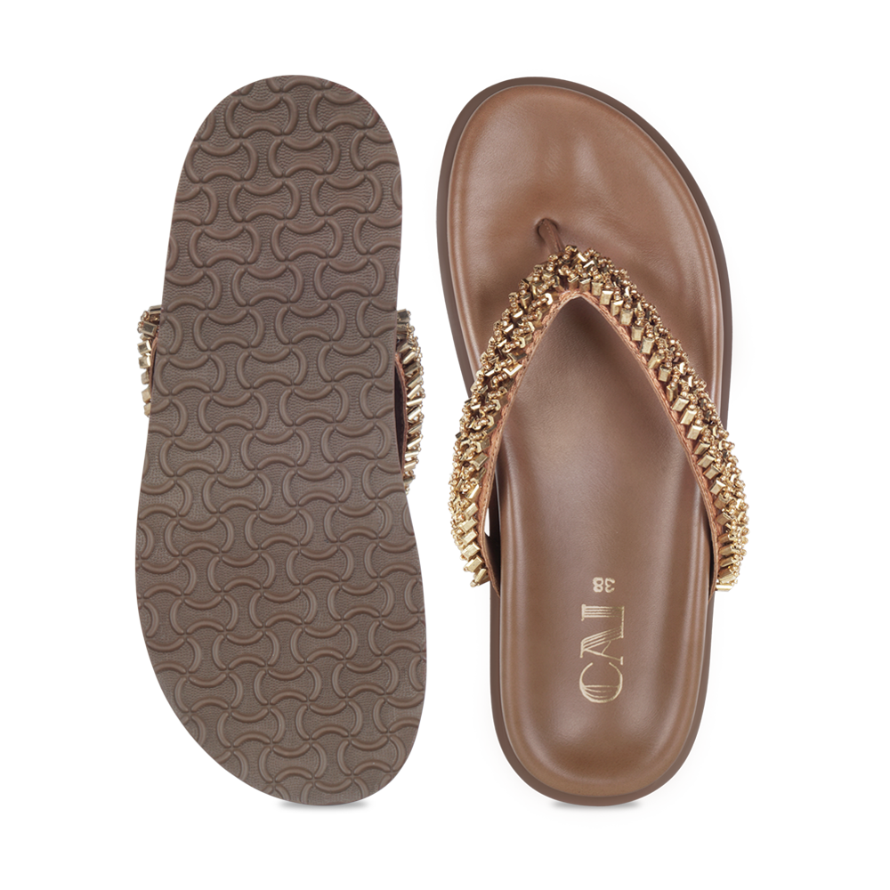 Glint Tan Slides