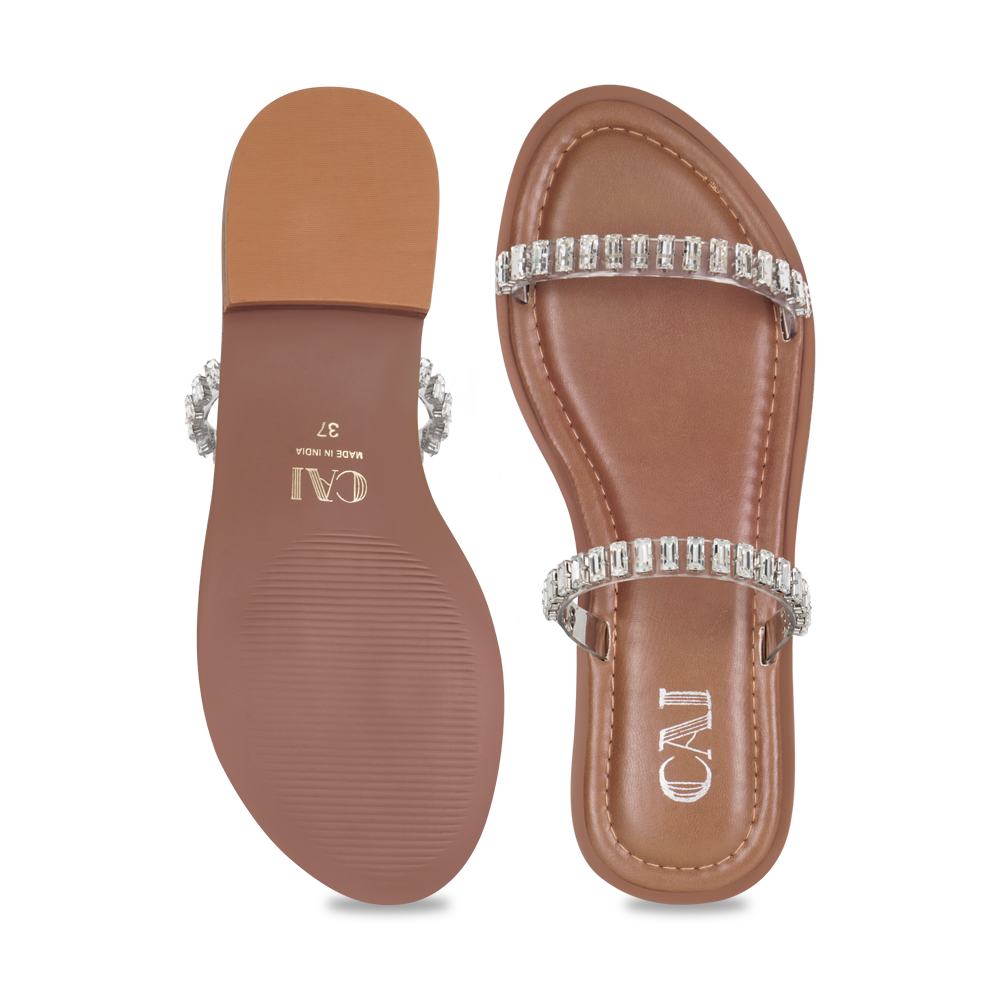 GemGlow Flats- Tan