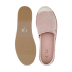 Pink Suede Espadrille