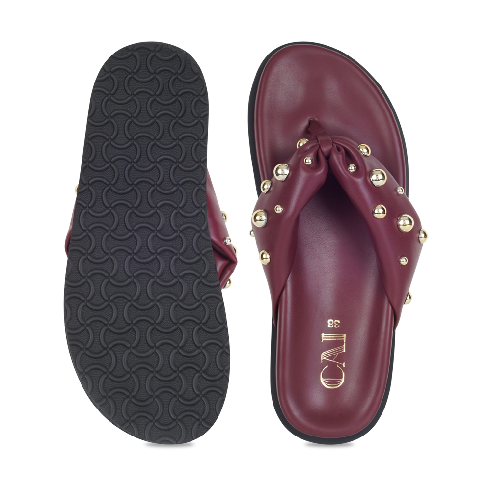 Dewdrop Maroon Slides
