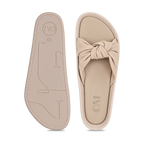 Knot Me Beige Slides
