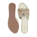 Lustre Gold Flats