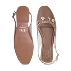 Dangle Tan Flats