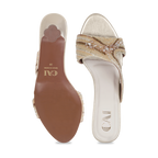 Lustre Gold Heels