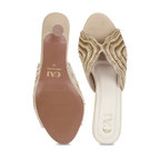 Lehere Gold Heels