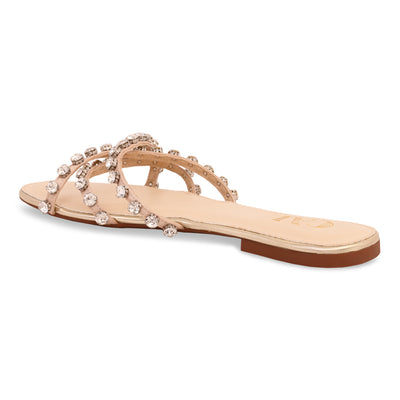 Multi Strapped Crystal Flats