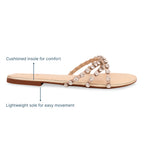 Multi Strapped Crystal Flats
