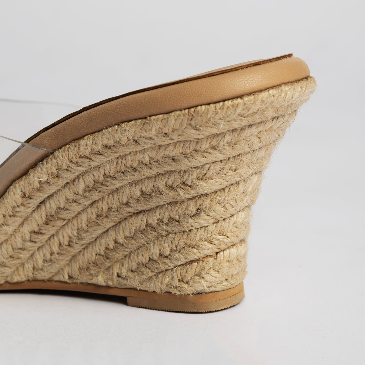 Jute Clear Wedges