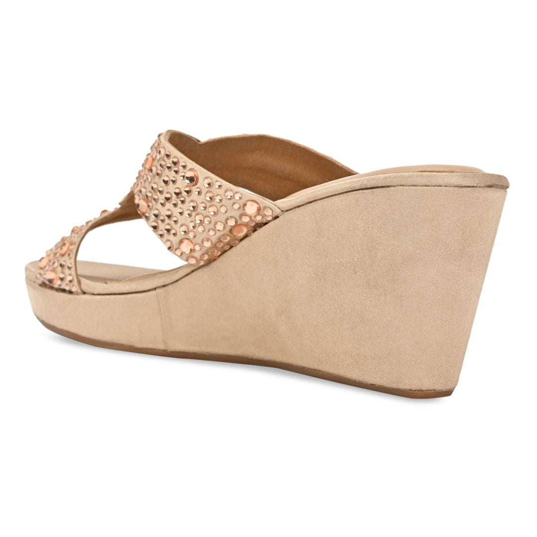 Crystal pink wedges – The CAI Store - Main Image
