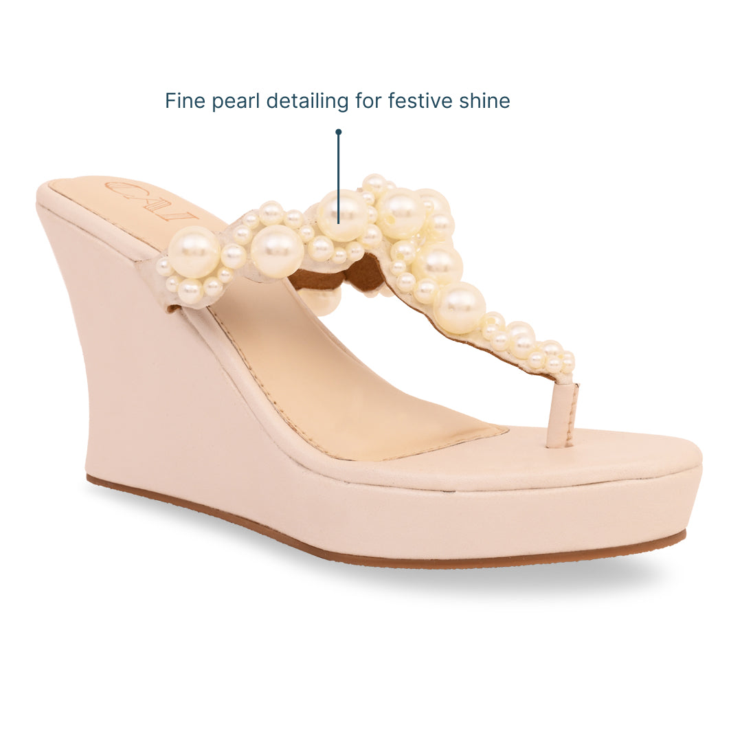 Luna Pearls Wedge