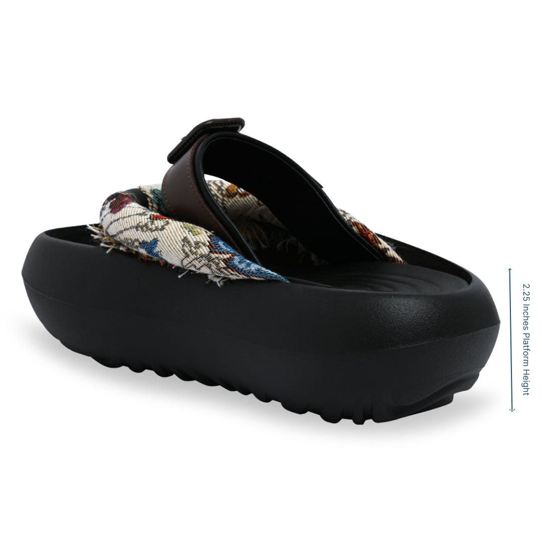 Canvas Bloom Thong Platform