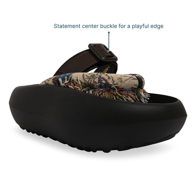 Canvas Bloom Thong Platform