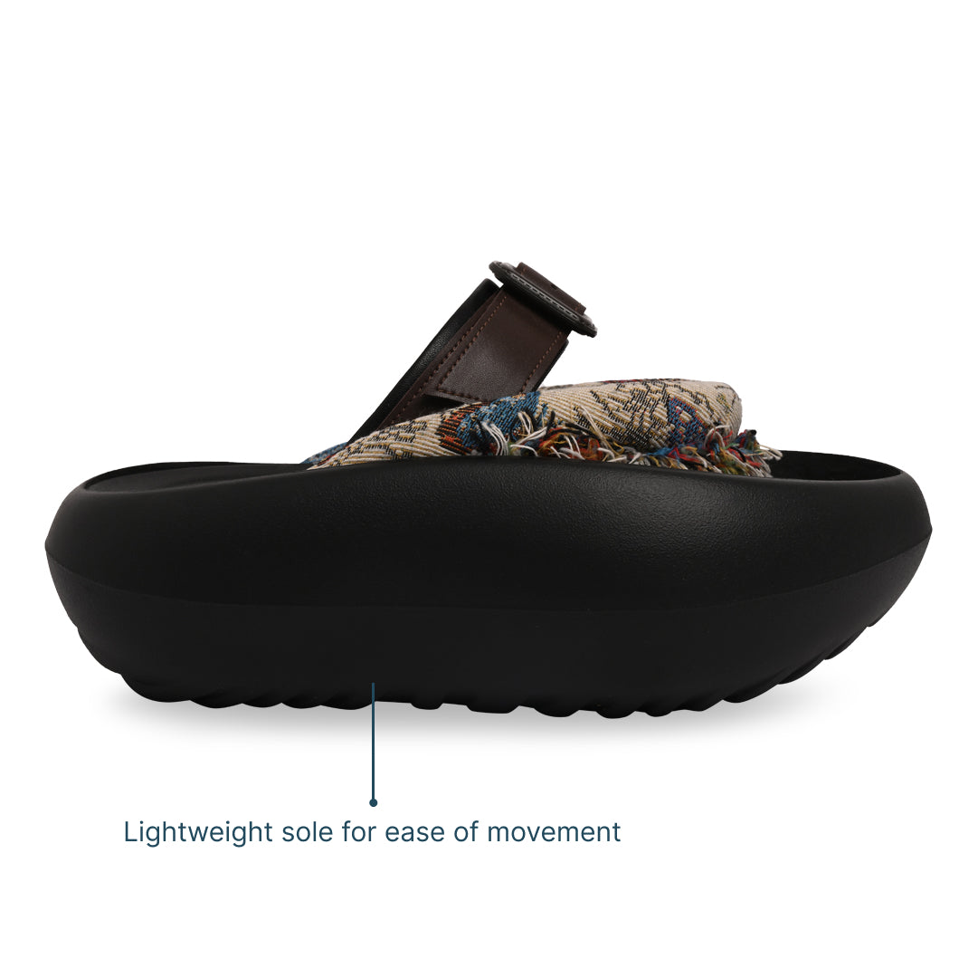 Canvas Bloom Thong Platform