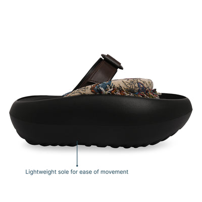 Canvas Bloom Thong Platform