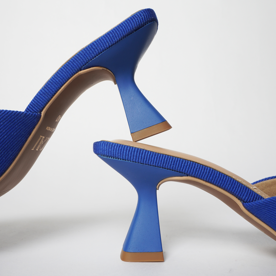 Electric blue kitten heels on sale