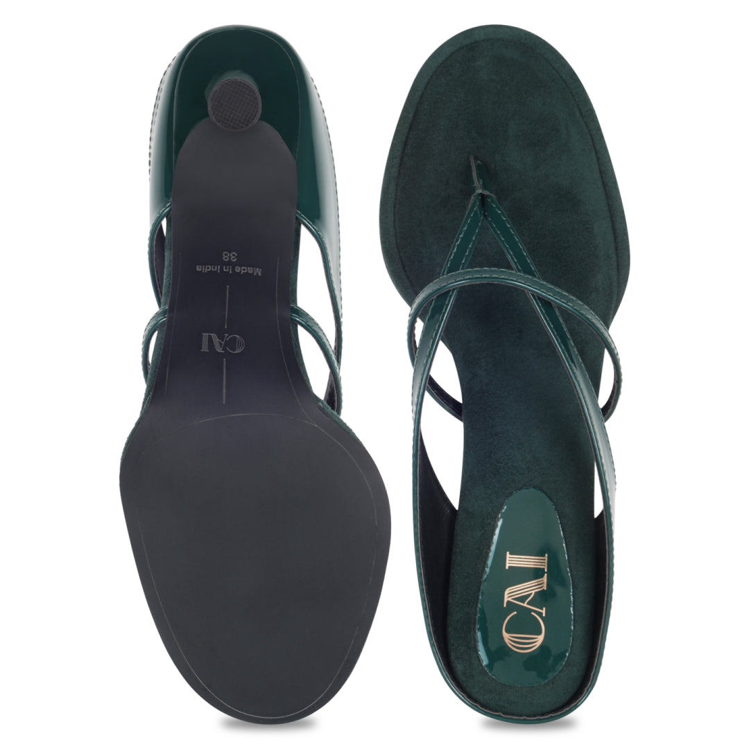 A-lister Green Heels