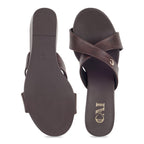Axis Strapped Burgundy Wedge