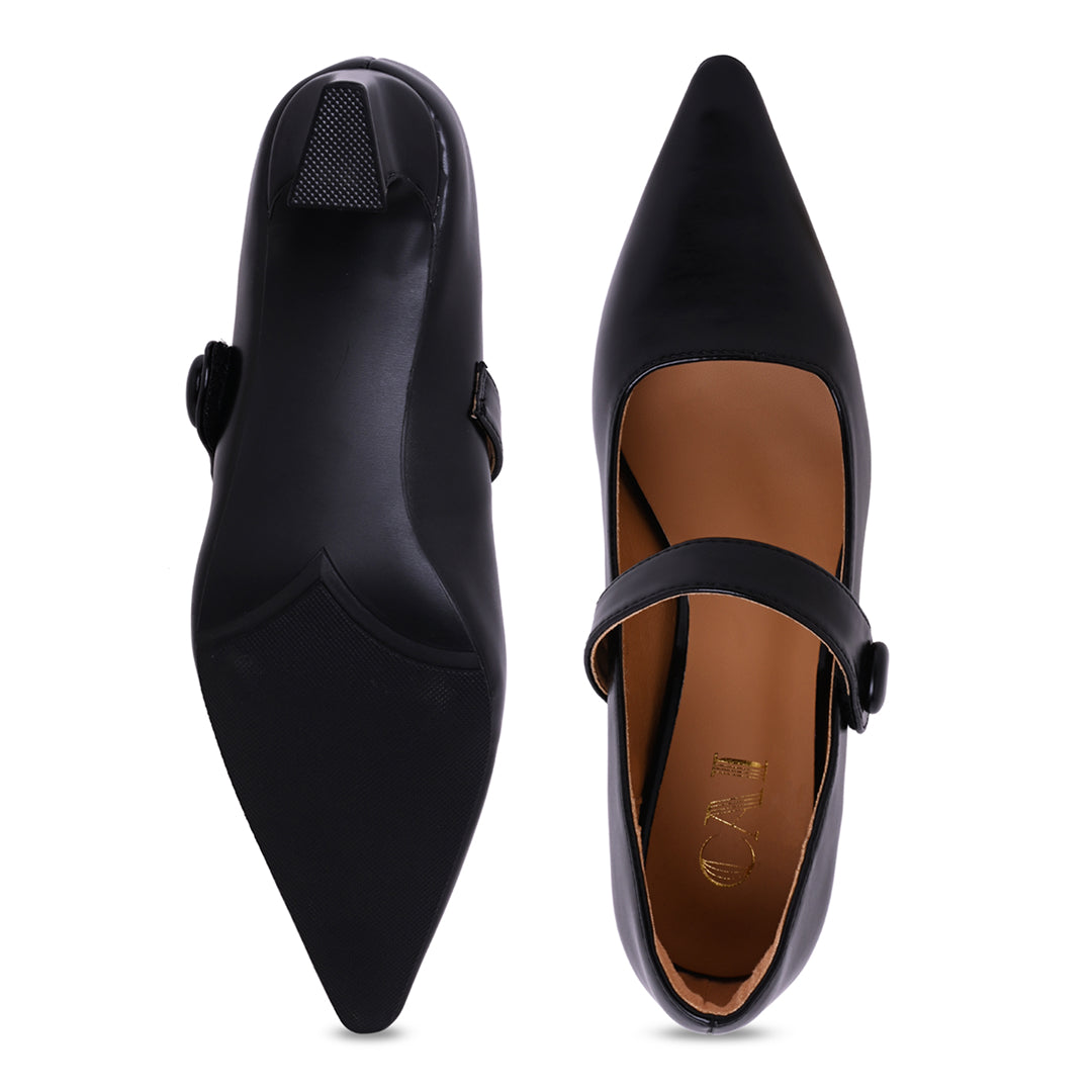 Black Mary Jane Pumps