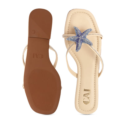 Blue Starfish Strings Flat