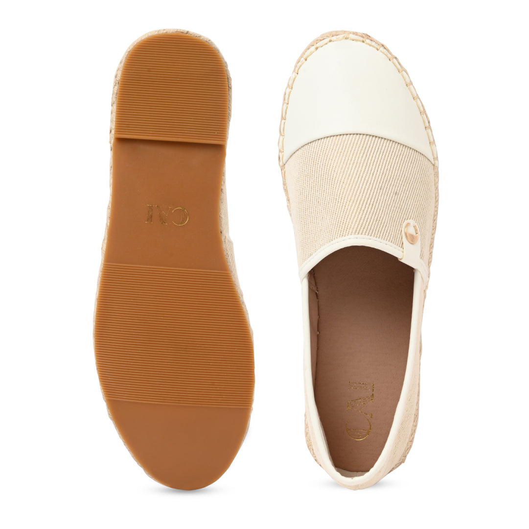 Canvas Cream Espadrille