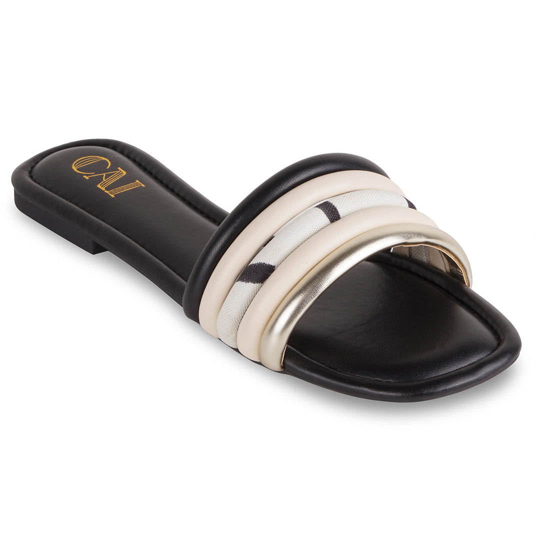 Multi Patterned Black Flat