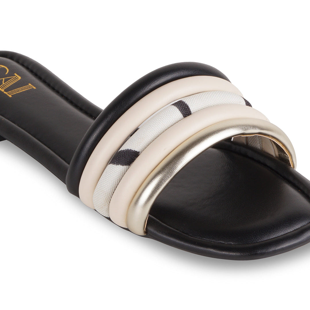 Multi Patterned Black Flat